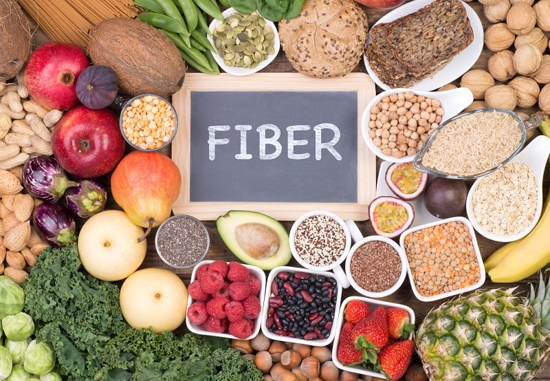 Food rich in fiber